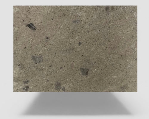 Textura de Cantera Gris Remedios, piedra natural porosa para revestimiento arquitectónico de fachadas y muros.