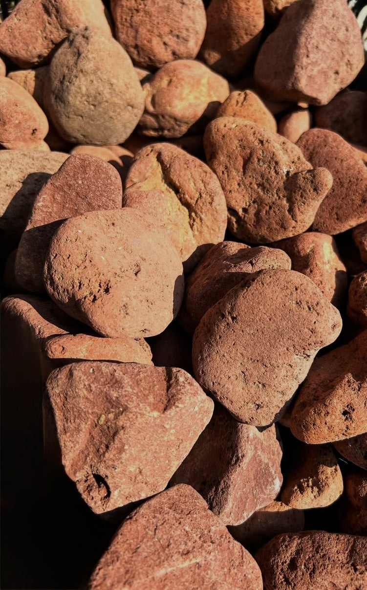 Piedra Bola Roja Tezontle