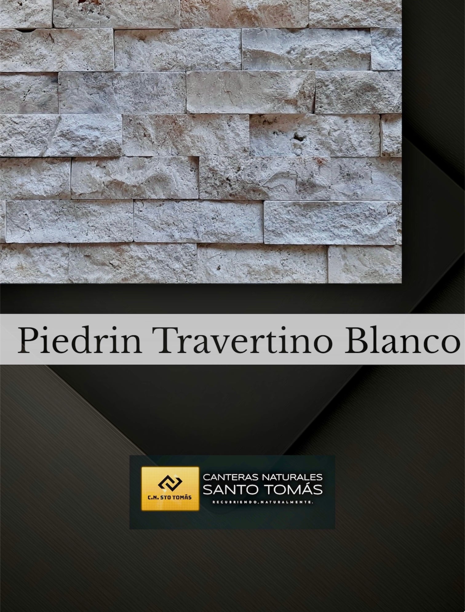 Piedrin Travertino Blanco