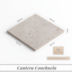 Cantera Conchuela 40.6x40.6x1.2 cm
