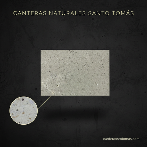 Losa de Cantera Gris Dhoty con acercamiento a la textura de piedra natural para revestimiento de fachadas y muros.