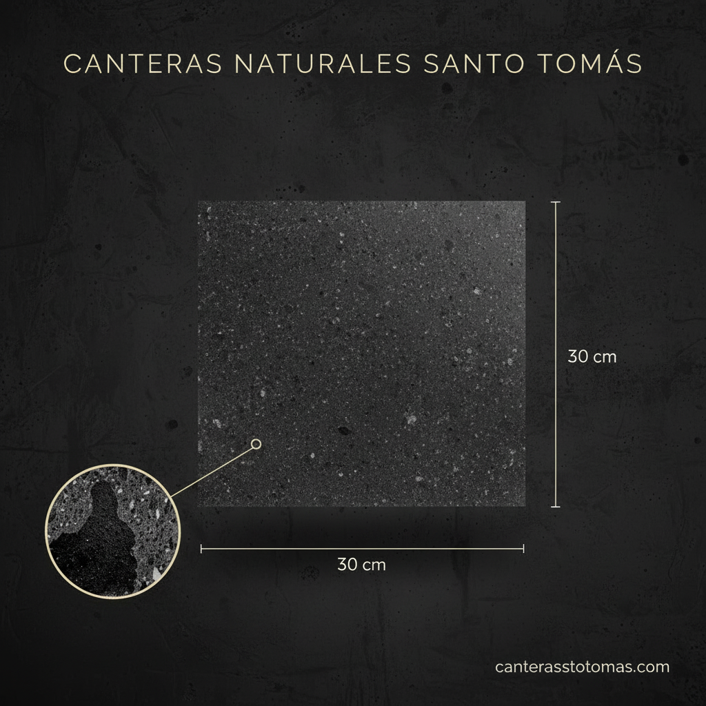 Cantera Negra América 30x30