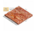Cantera Roja Tlayua 40x40 cm - Espesor Variable
