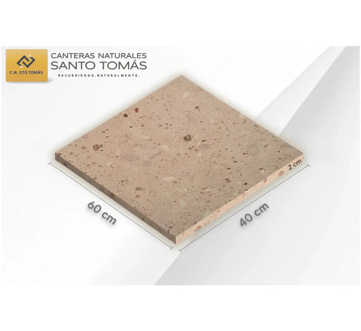 Cantera Rosa Mexicana 60x40x2 cm