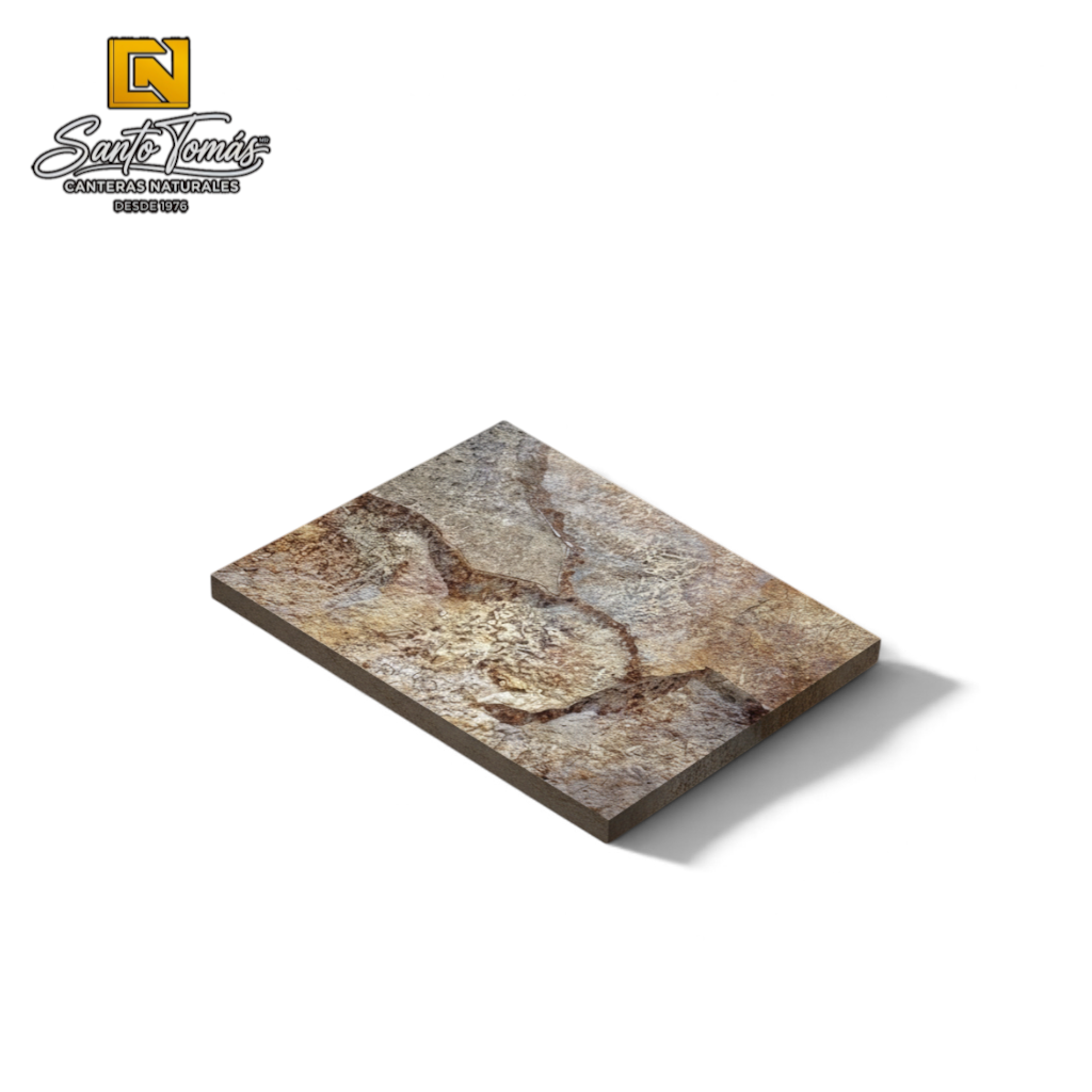Canteras Naturales Santo Tomás Cantera Arqueológica stone tile with rustic textured surface for wall cladding