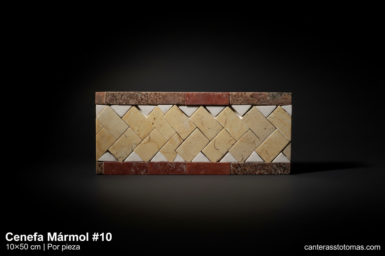 Cenefa Mármol #10 — Estudio oscuro