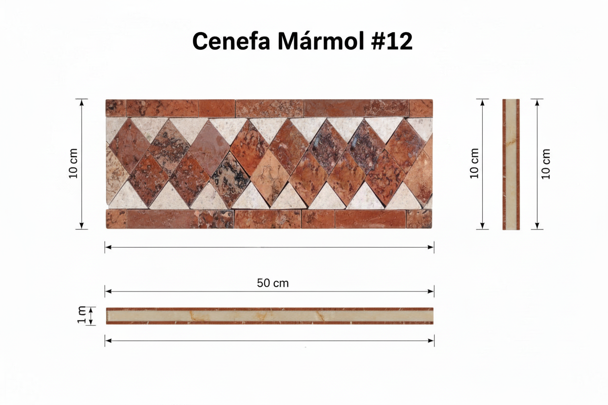 Cenefa Mármol #12 — Técnico