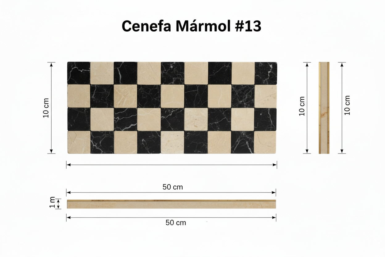 Cenefa Mármol #13 — Técnico