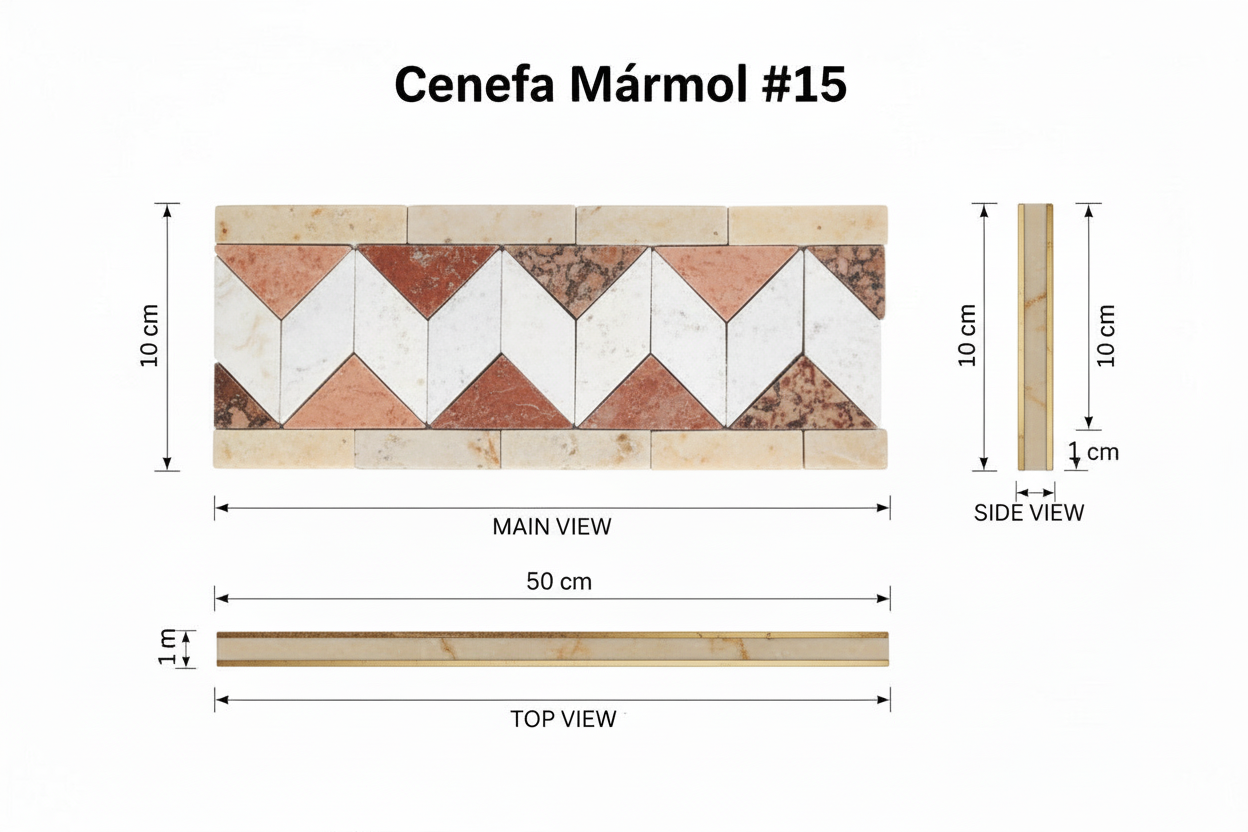 Cenefa Mármol #5 — Técnico