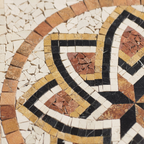 Detalle macro de las teselas del mosaico