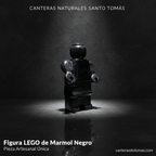 Editorial Oscuro - Figura LEGO Mármol Negro