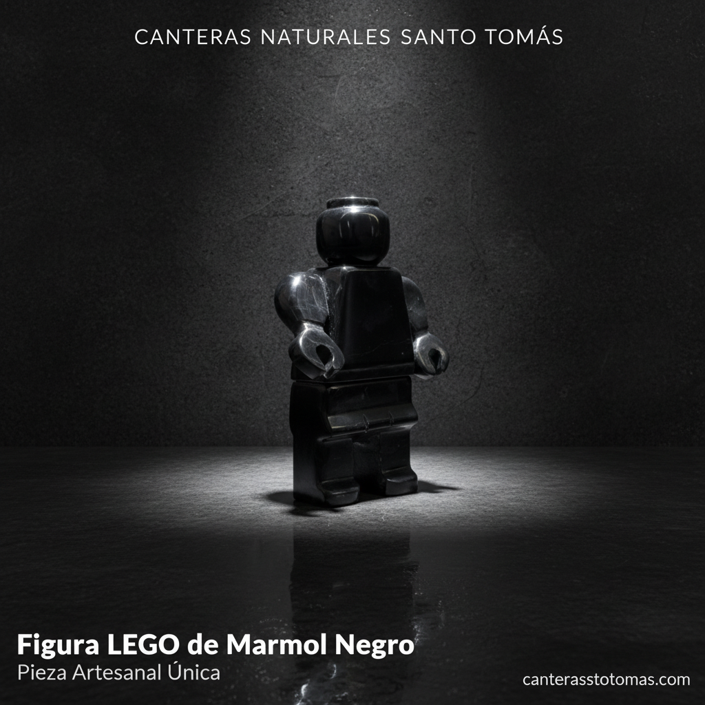 Editorial Oscuro - Figura LEGO Mármol Negro
