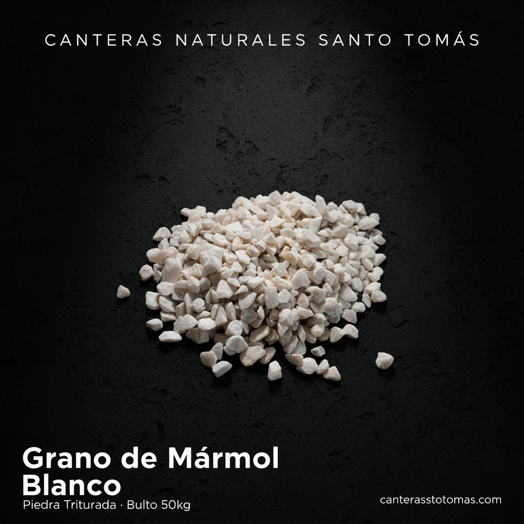 Editorial Oscuro - Grano de Mármol Blanco