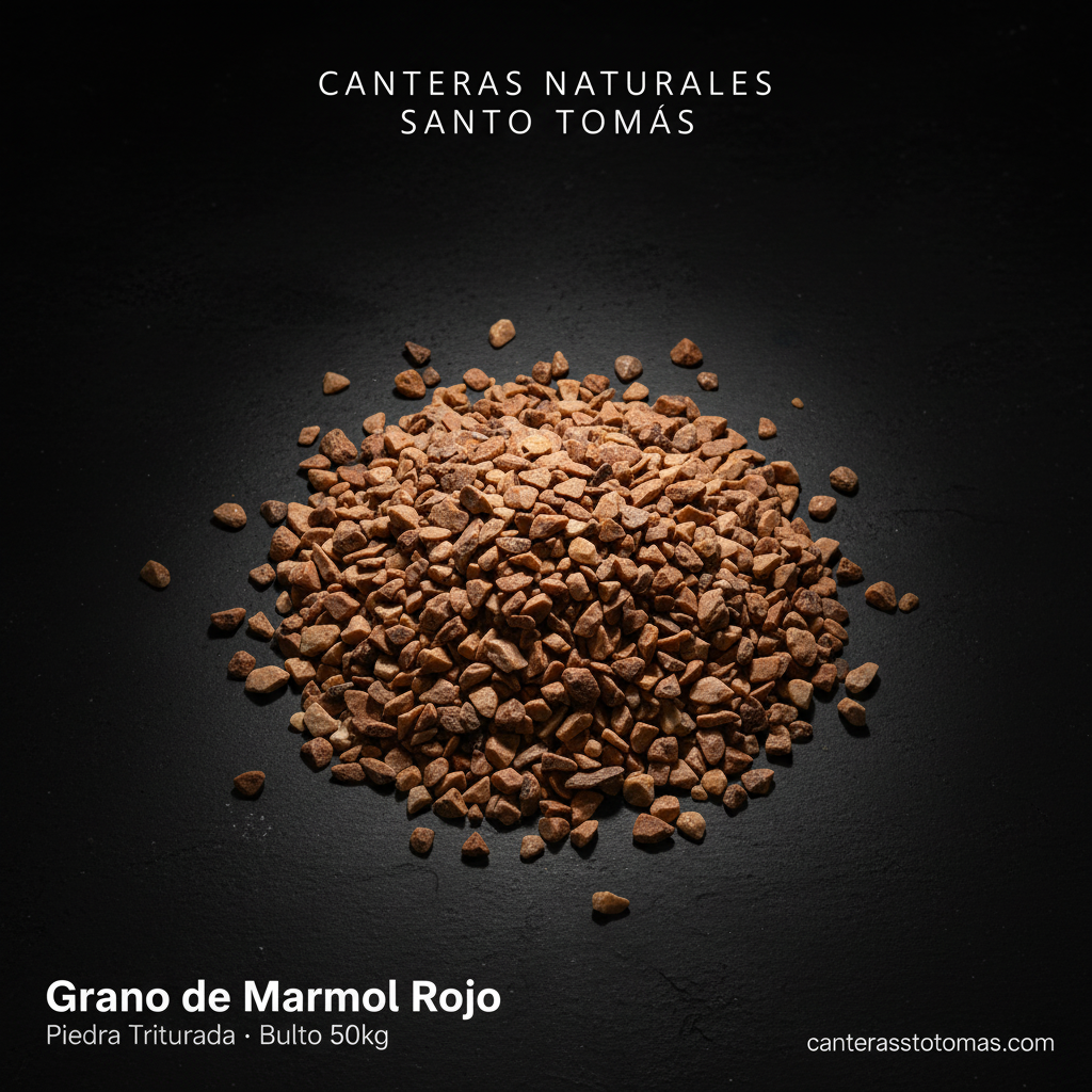 Editorial Oscuro - Grano de Mármol Rojo