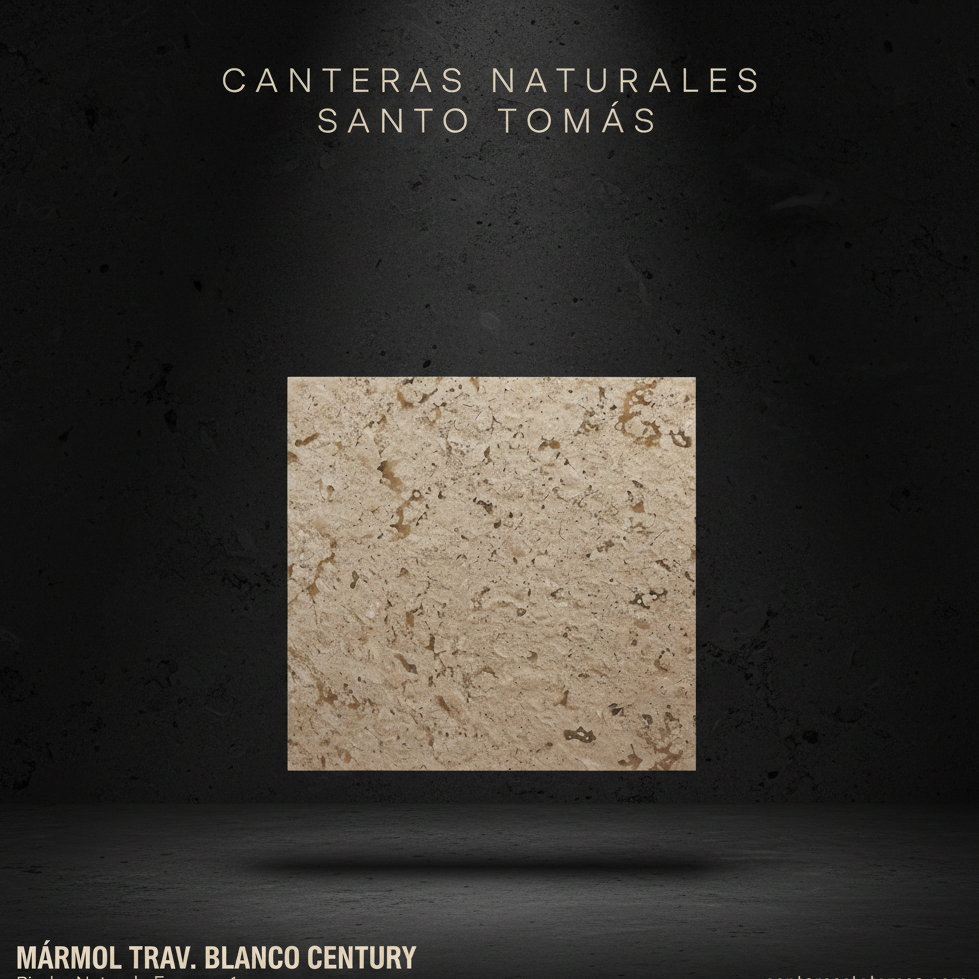 Editorial Oscuro - Mármol Trav. Blanco Century