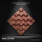 Editorial Oscuro - Malla 3D Rojo