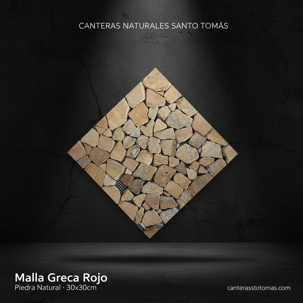 Editorial Oscuro - Malla Greca Rojo