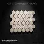 Editorial Oscuro - Malla Hexagonal Beige