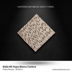 Editorial Oscuro - Malla Mil Hojas Blanco Cantera