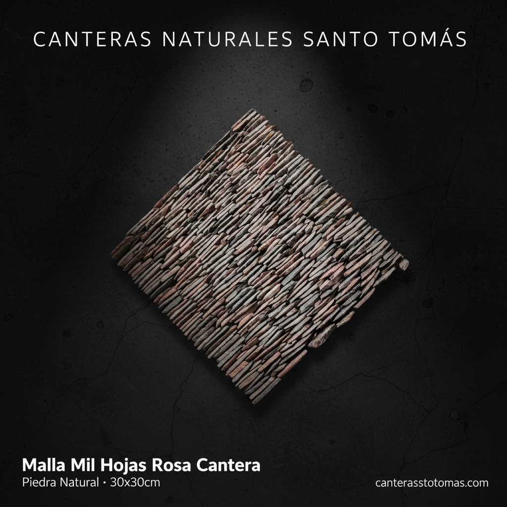 Editorial Oscuro - Malla Mil Hojas Rosa Cantera