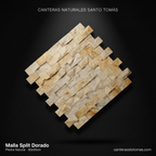Editorial Oscuro - Malla Split Dorado
