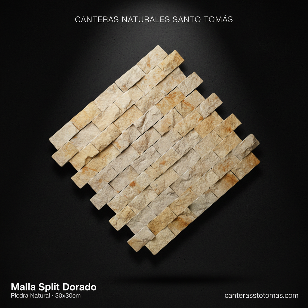 Editorial Oscuro - Malla Split Dorado