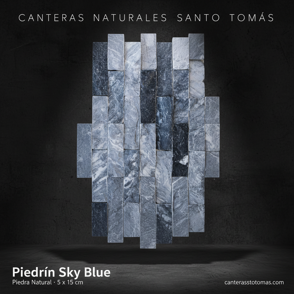 Editorial Oscuro - Piedrín Sky Blue