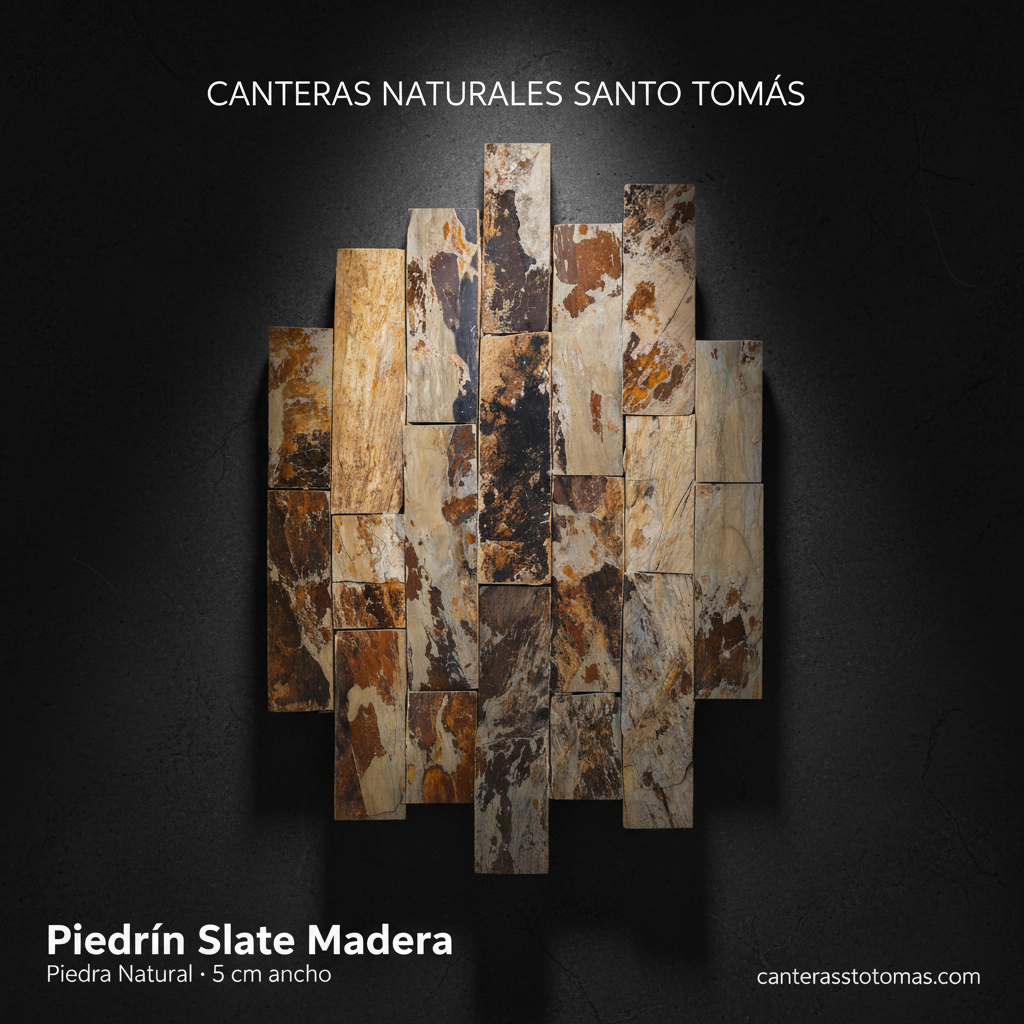 Editorial Oscuro - Piedrín Slate Madera