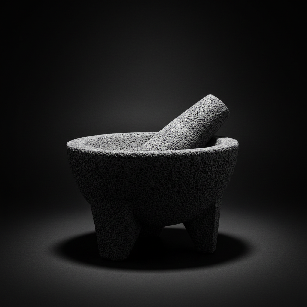 Estudio Fondo Negro - Molcajete Tradicional