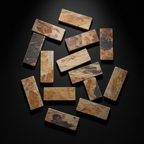 Estudio Fondo Negro - Piedrín Slate Madera