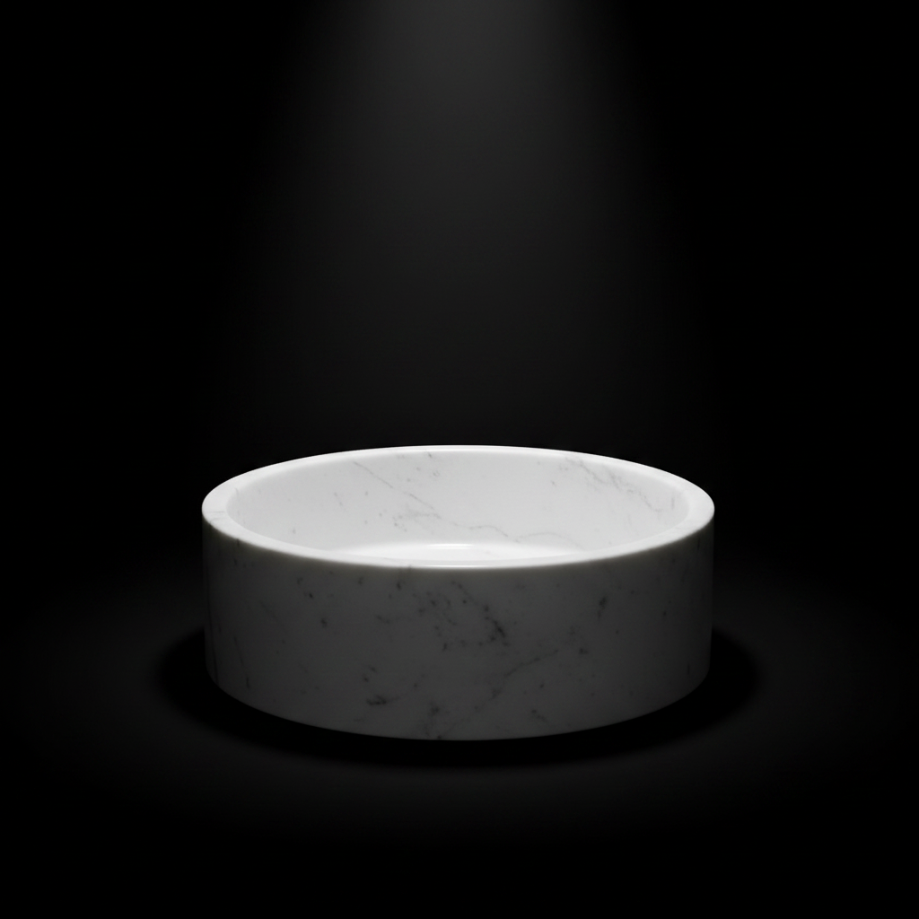 Estudio Fondo Negro v2 - Ovalín Blanco Bego