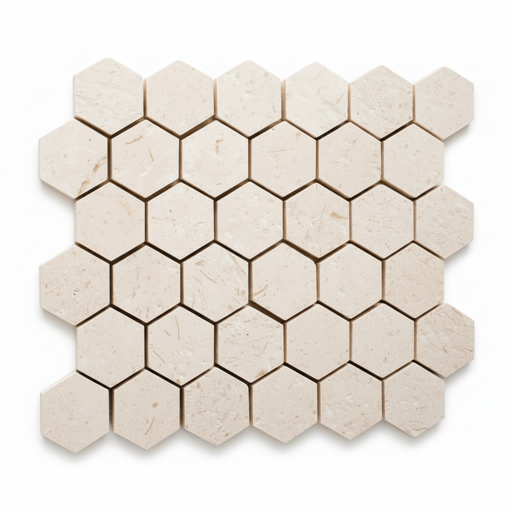 Foto Estudio Malla Hexagonal Beige