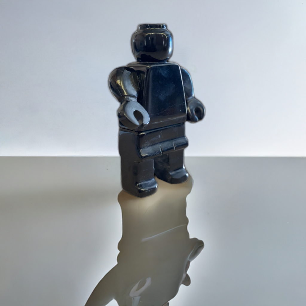 Figura LEGO mármol negro