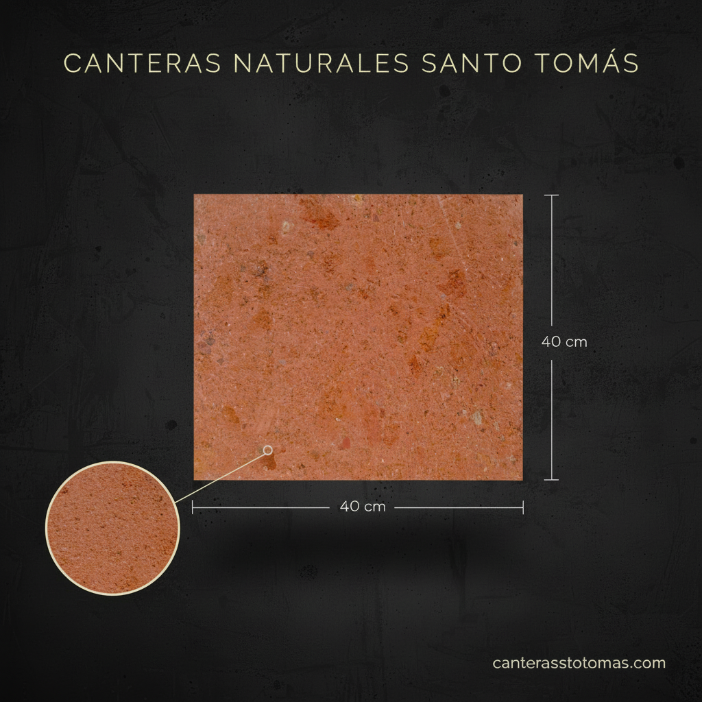 Cantera Roja Tagui - Variante 40x40 cm