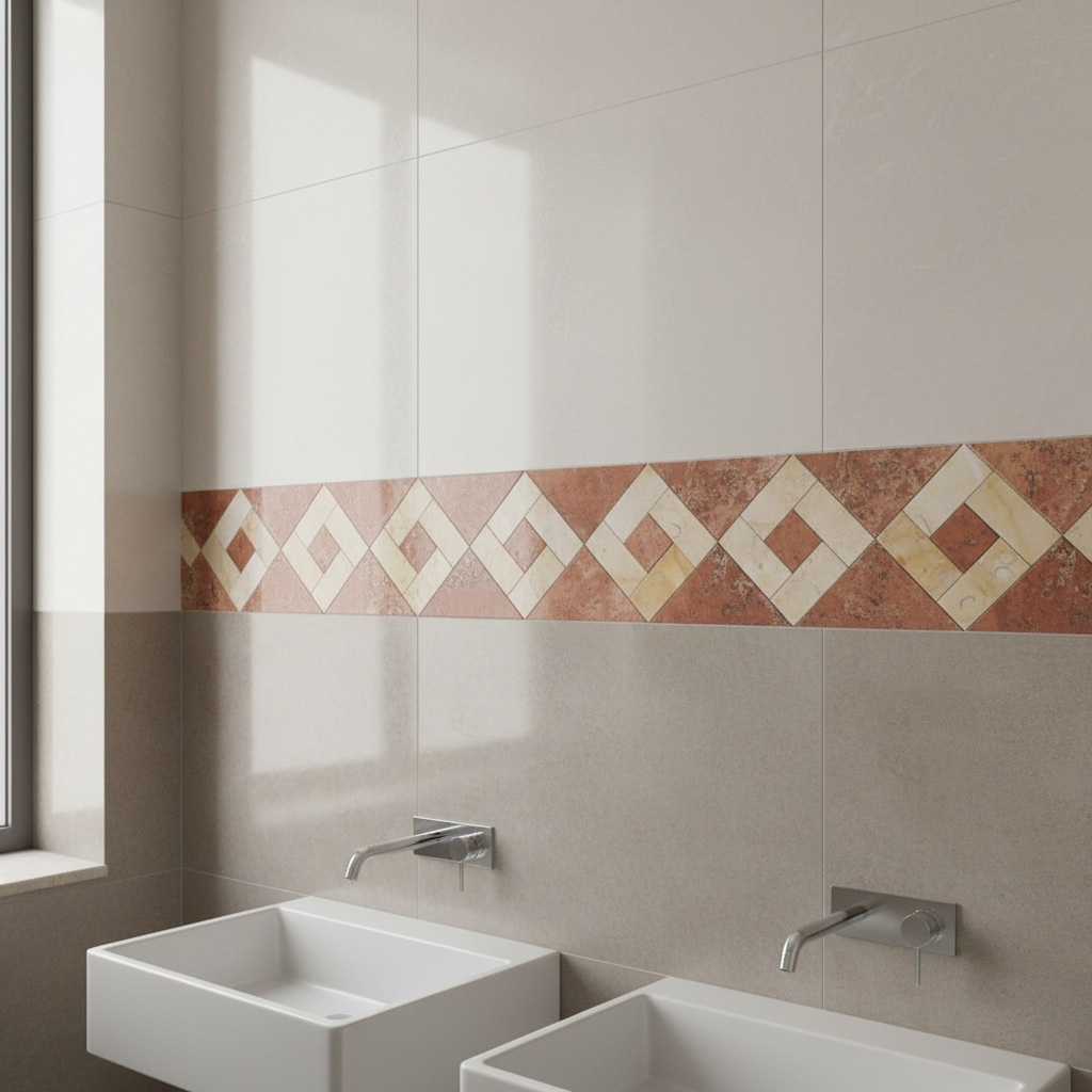 Cenefa Mármol #3 - Aplicación en muro interior