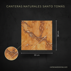 Cantera Naranja Ticul - Variante 30x30 cm