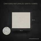 Cantera Blanca Gutty - Variante 40x40 cm