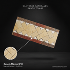 Cenefa Mármol #10 - Editorial oscura con marca Canteras Santo Tomás