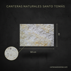 Cantera Perla Dorada - Variante 60x40 cm