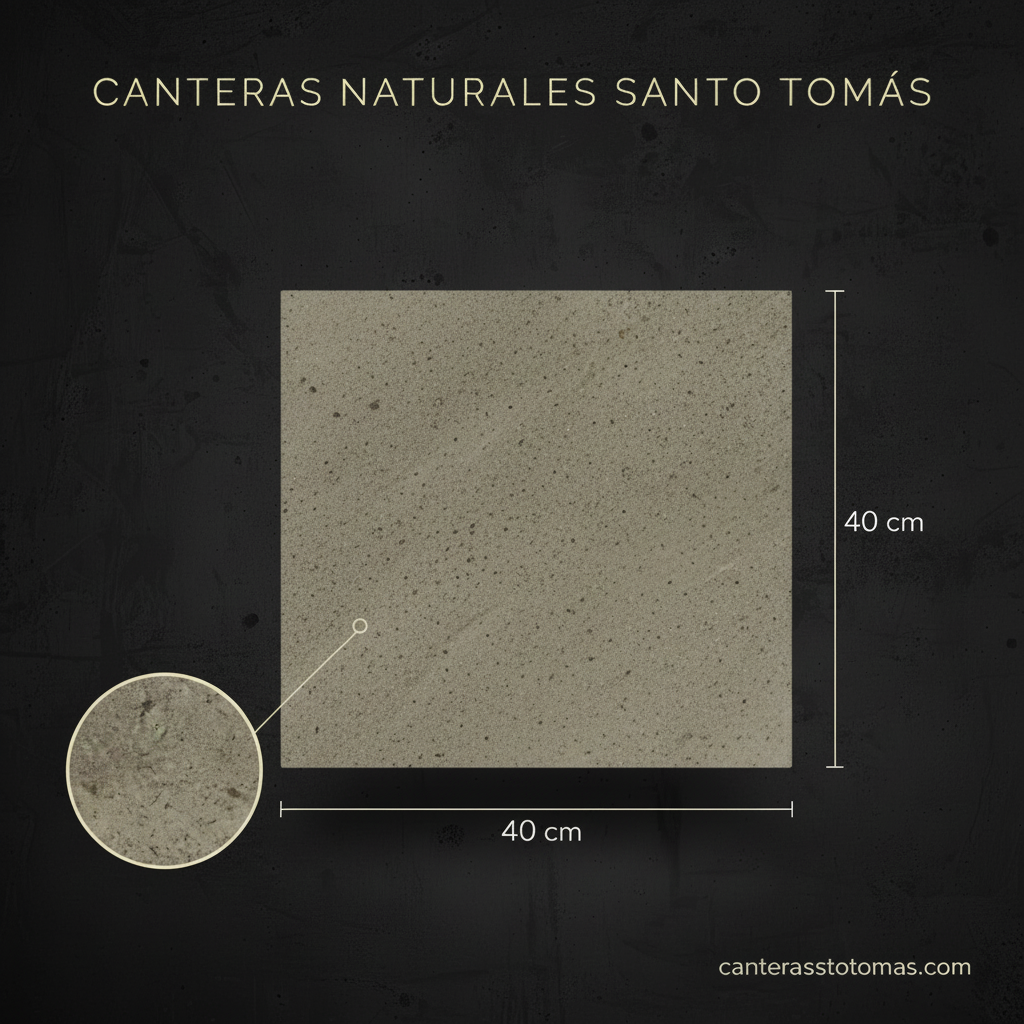 Cantera Gris Puebla - Variante 40x40 cm