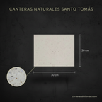 Cantera Blanca Gutty - Variante 30x30 cm