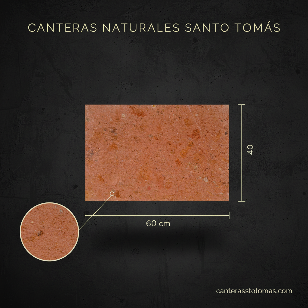 Cantera Roja Tagui - Variante 60x40 cm