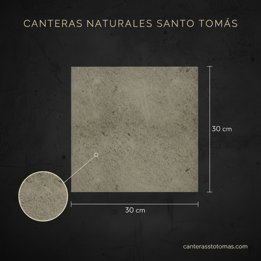 Cantera Gris Puebla - Variante 30x30 cm