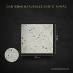 Cantera Blanca Mexicana - Variante 30x30 cm