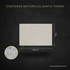 Cantera Blanca Gutty - Variante 60x40 cm