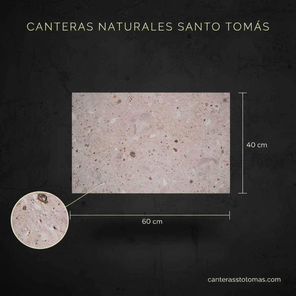 Cantera Rosa Mexicana - Variante 60x40 cm
