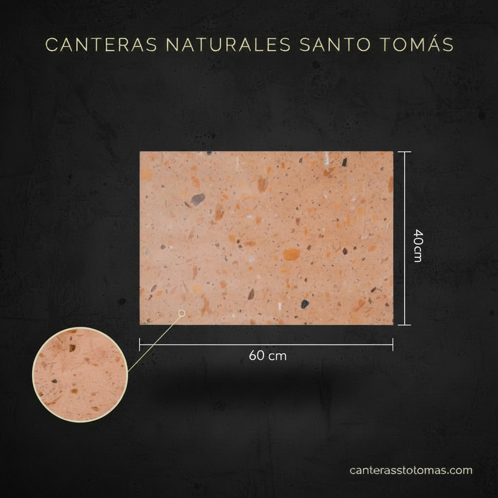 Cantera Naranja Mexicana - Variante 60x40 cm
