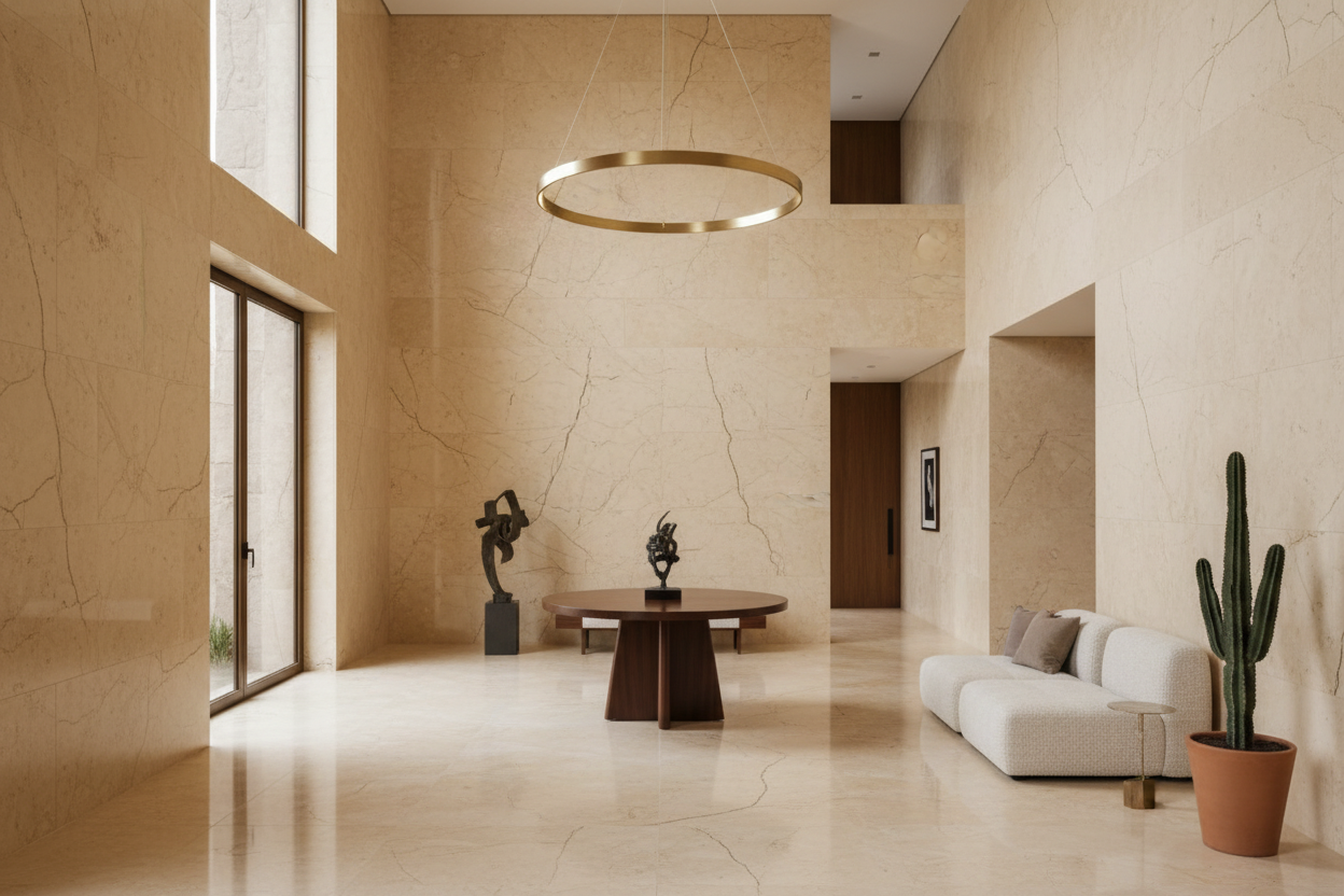 Instalación Ambiente - Mármol Beige Maya