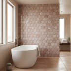 Instalación Ambiente - Malla Hexagonal Rosa