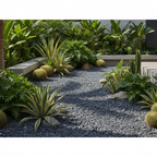 Instalación Jardín - Grano de Mármol Negro